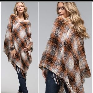 New Farmhouse Fringe Fall poncho